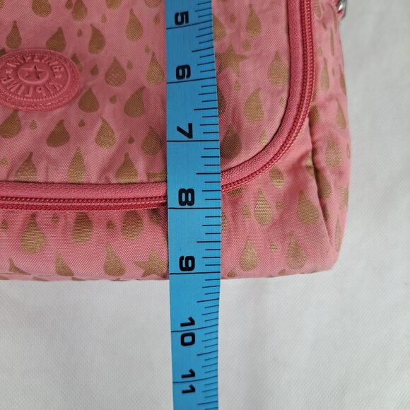 Bag Kipling KICHIROU FLEX Pink Gold - Used - Classic Everyday Style - FAST SHIP - Picture 13 of 15